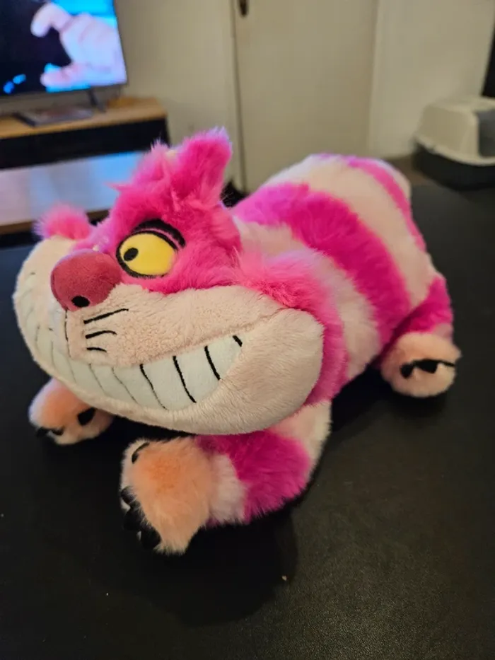 Peluche Chat du Cheshire rose - photo numéro 5