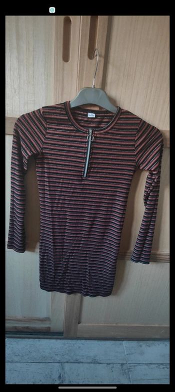 Robe fille 12 ans rayé