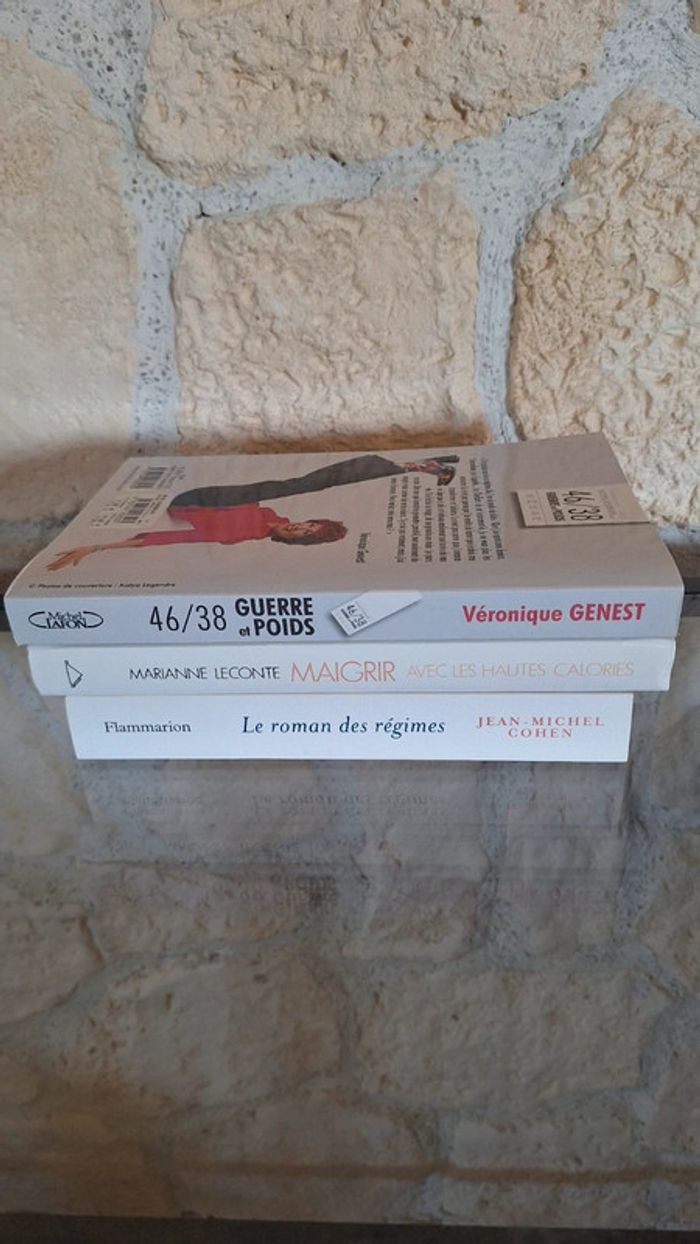 Lot de 3 livres sur les régimes - photo numéro 3