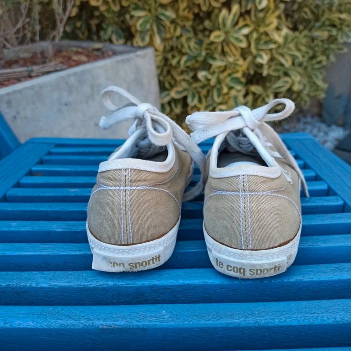 baskets kaki chaussures le coq sportif fille pointure 28 - photo numéro 2