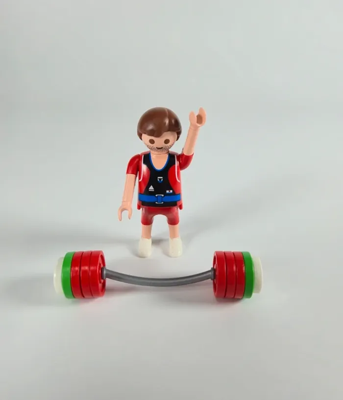 Playmobil figurine haltérophile - photo numéro 3