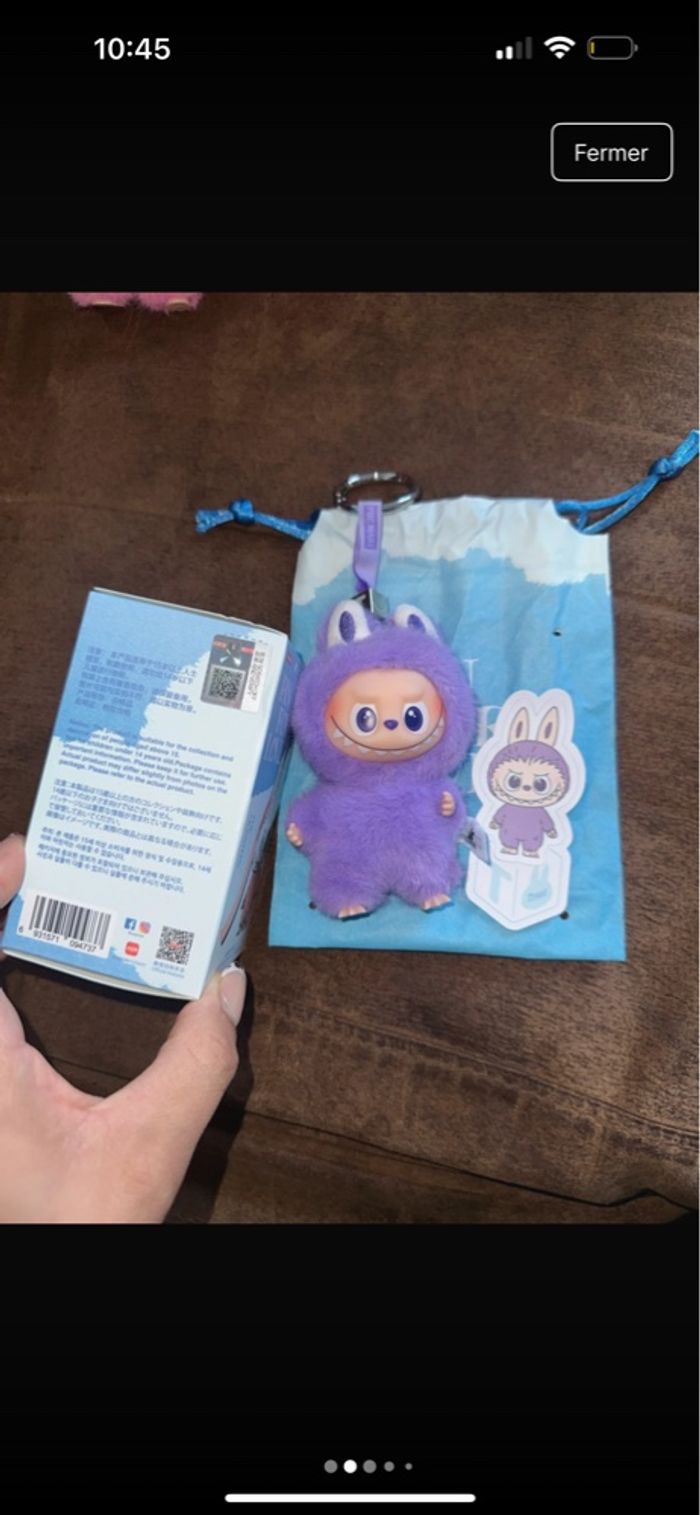 Labubu Pin For Love T The Monsters Pop Mart Neuve authentique - photo numéro 2