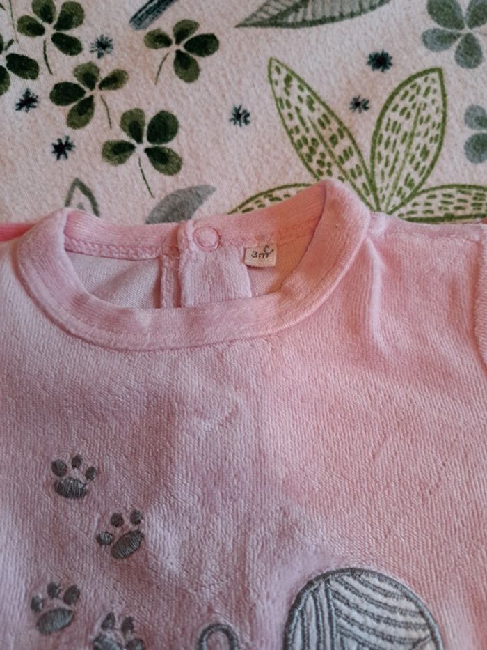 Lot de 5 pyjamas fille 3 mois - photo numéro 5