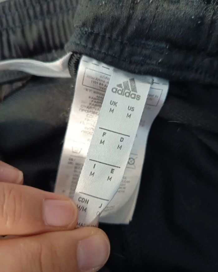 Pantalon de survêtement jogging noir blanc rose adidas Juventus - Taille L (Ecrit M) - photo numéro 3