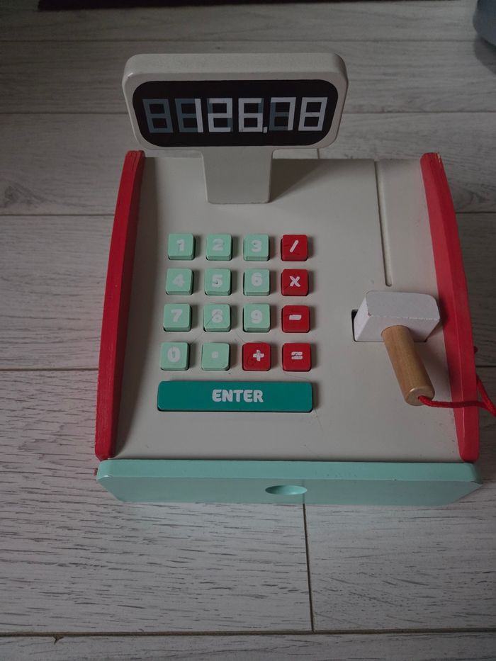 Caisse de marchande  en bois