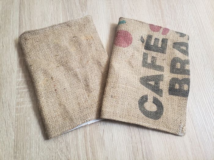 Lot de 2 protège cahier en tissus