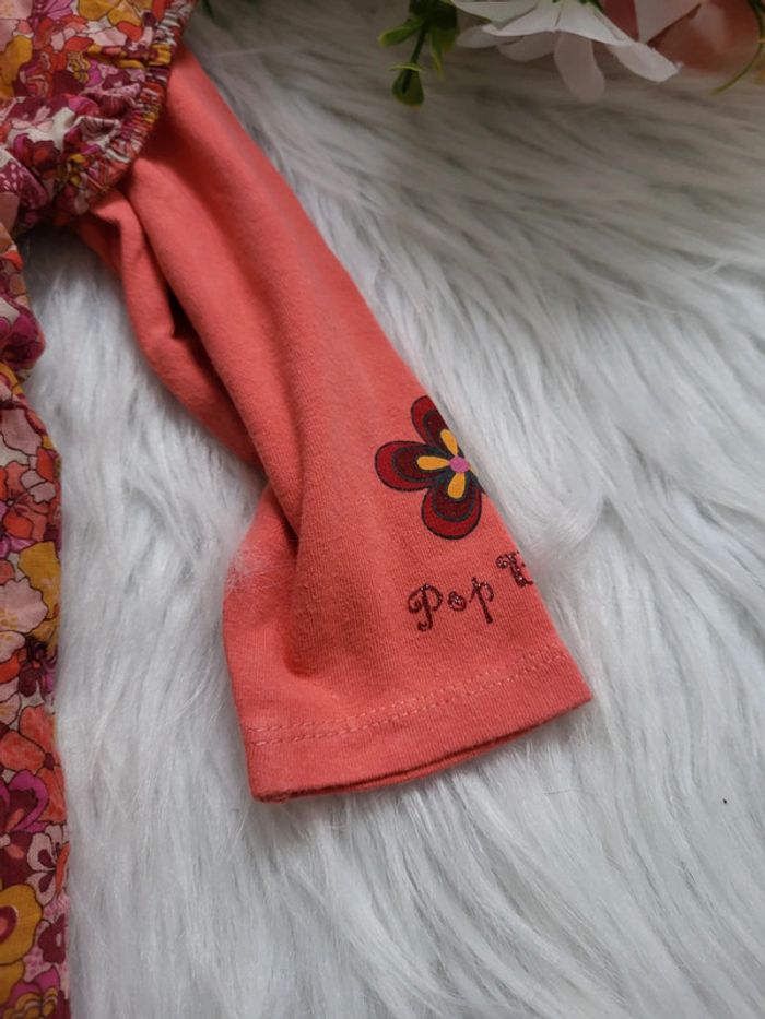 Ensemble 2 pièces sous pull +Gilet 9mois orchestra - photo numéro 2