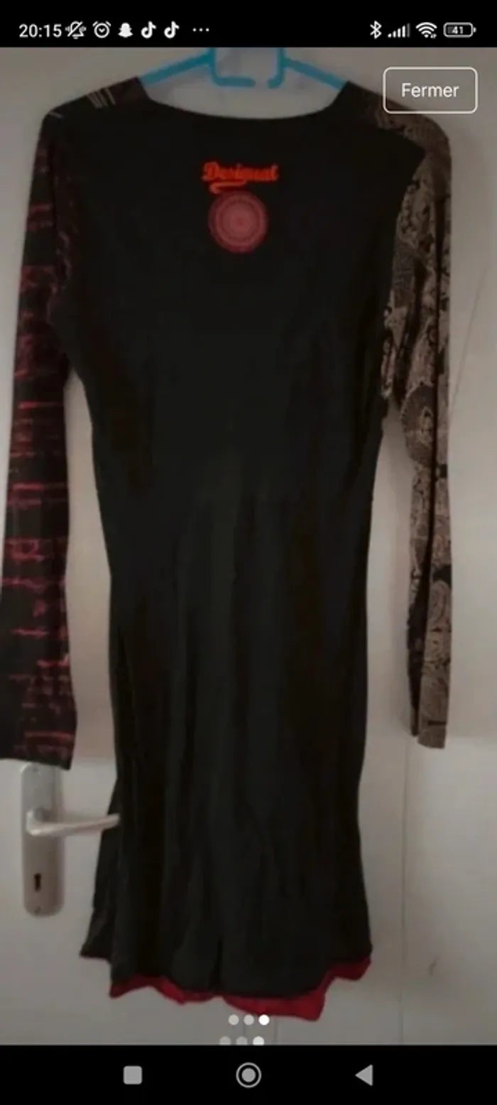 Robe manches longues Desigual taille M - photo numéro 3
