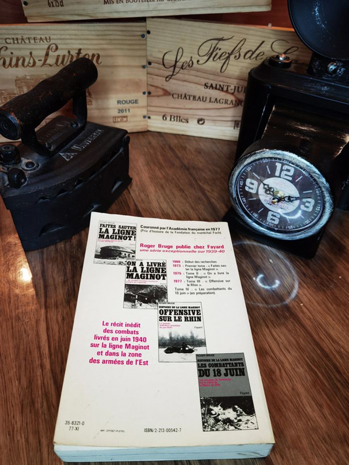 D2906 - livre "Histoire de la ligne Maginot : offensive sur le rhin" - photo numéro 3