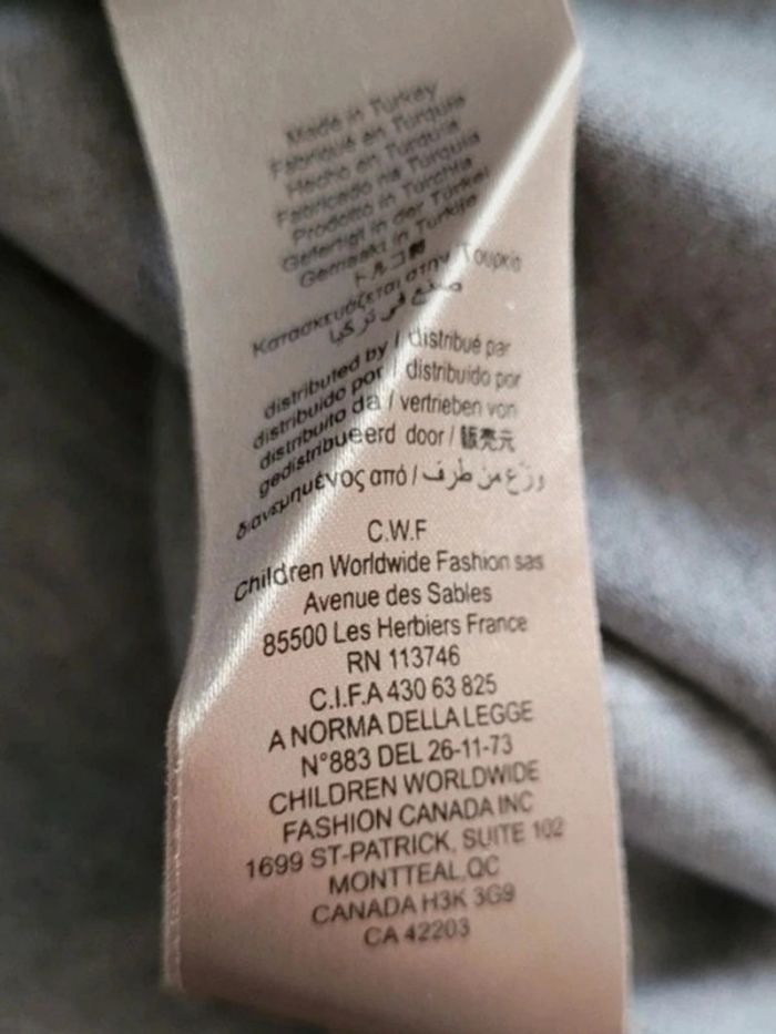 T-shirt Burberry 6 mois Garçon - photo numéro 4