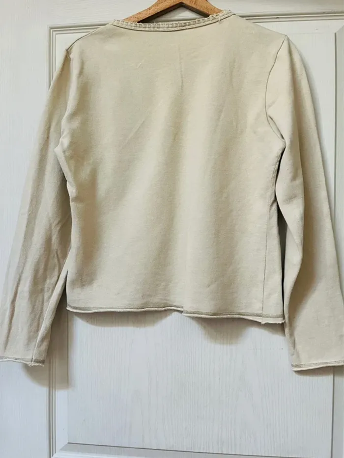 Top sweat Diplo - Beige marque Diplodocus 40/42 - photo numéro 6