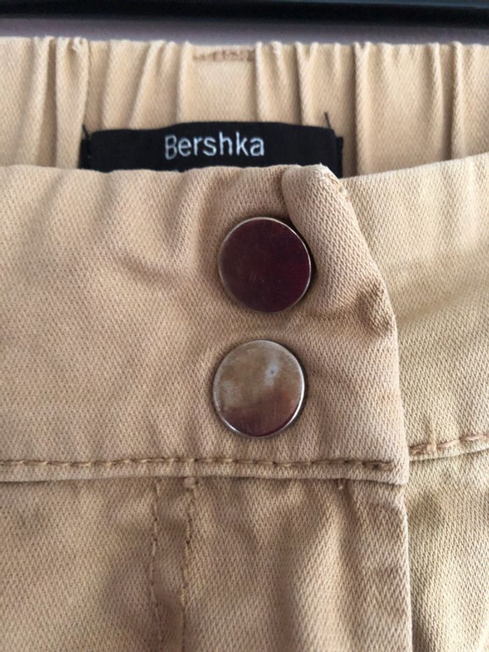 Pantalon beige Bershka 36 - photo numéro 4