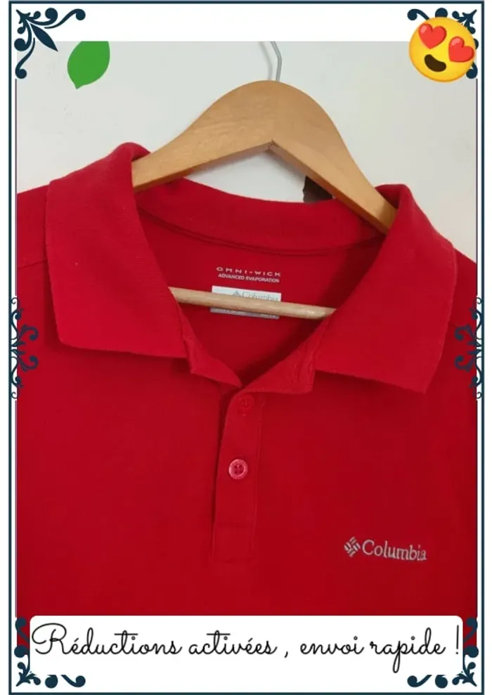 Polo Columbia homme XL - photo numéro 4