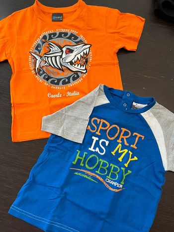 Lot tee shirts manches courtes - sport 3 ans