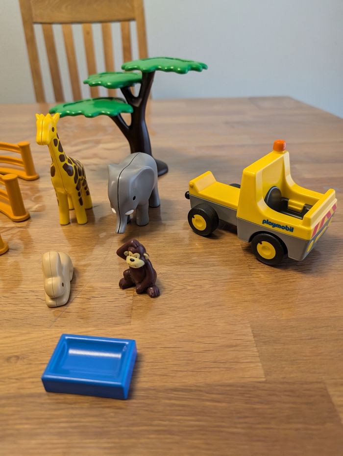 Lot 4 de playmobil 123 au zoo - photo numéro 9