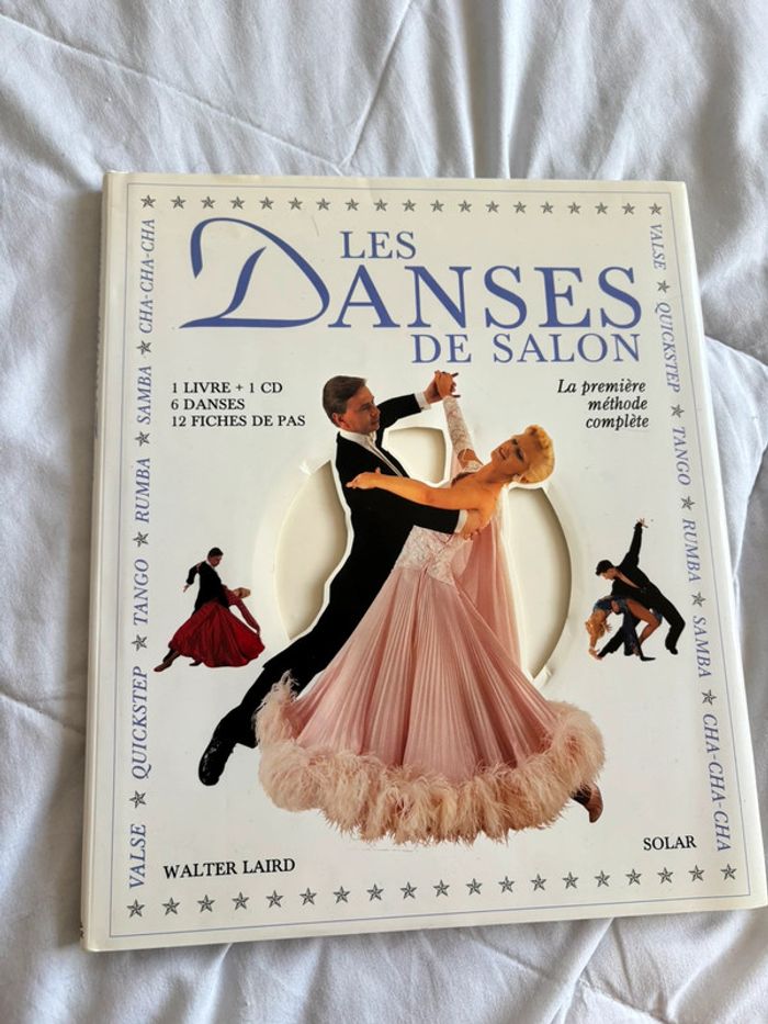 Livre les danses de salon première méthode complète walter laird solar collection vintage 1994