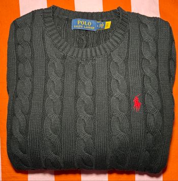 Pull Torsadé Ralph Lauren Neuf Taille L