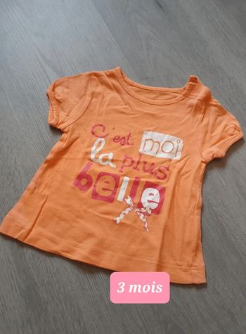 Maillot t-shirt 3mois fille