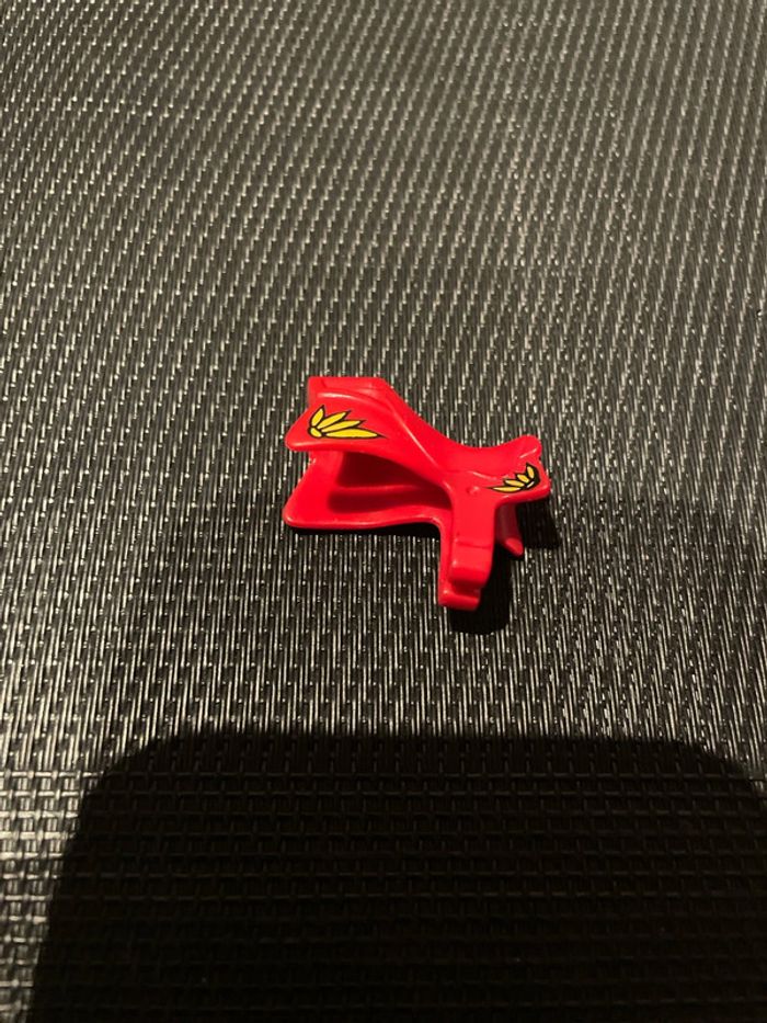 Playmobil selle de cheval avec poignée rouge à motifs cirque jongleurs cosaques 3810 - photo numéro 3