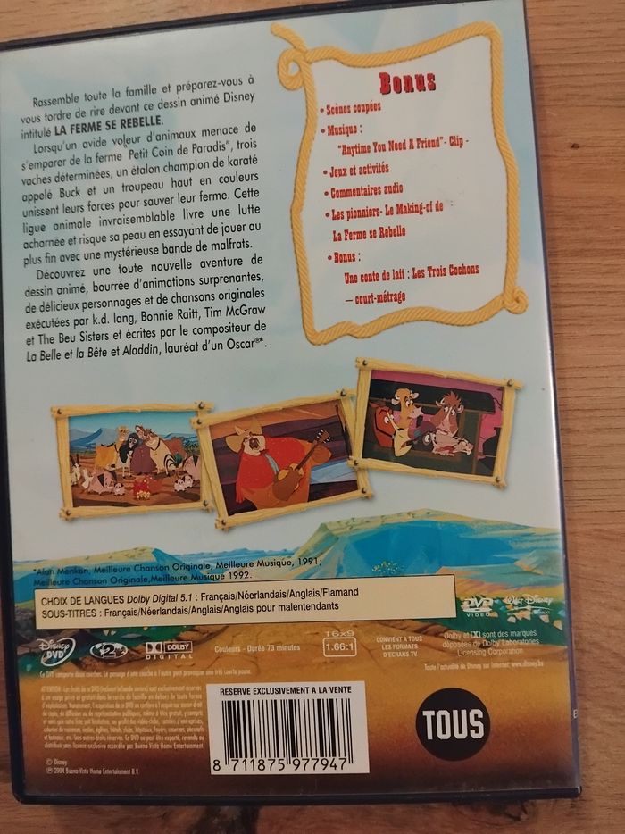 Dvd La ferme rebelle - photo numéro 2