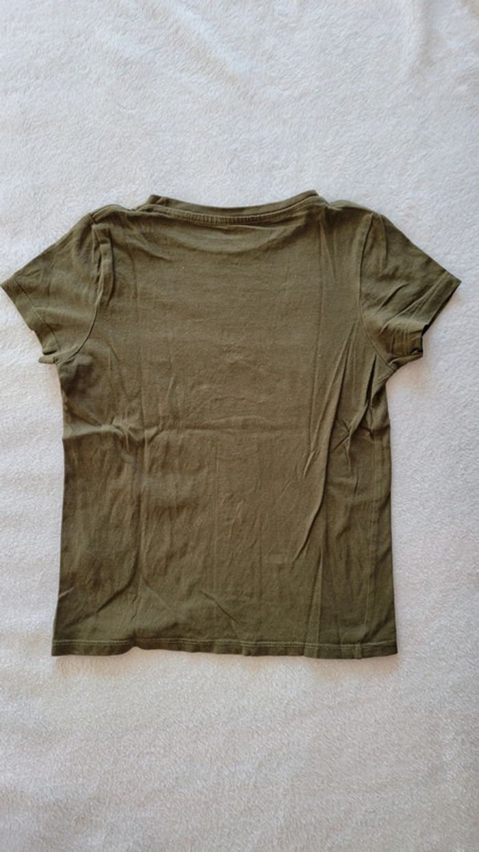 Teeshirt kaki taille 5-6 ans " skate " - photo numéro 4