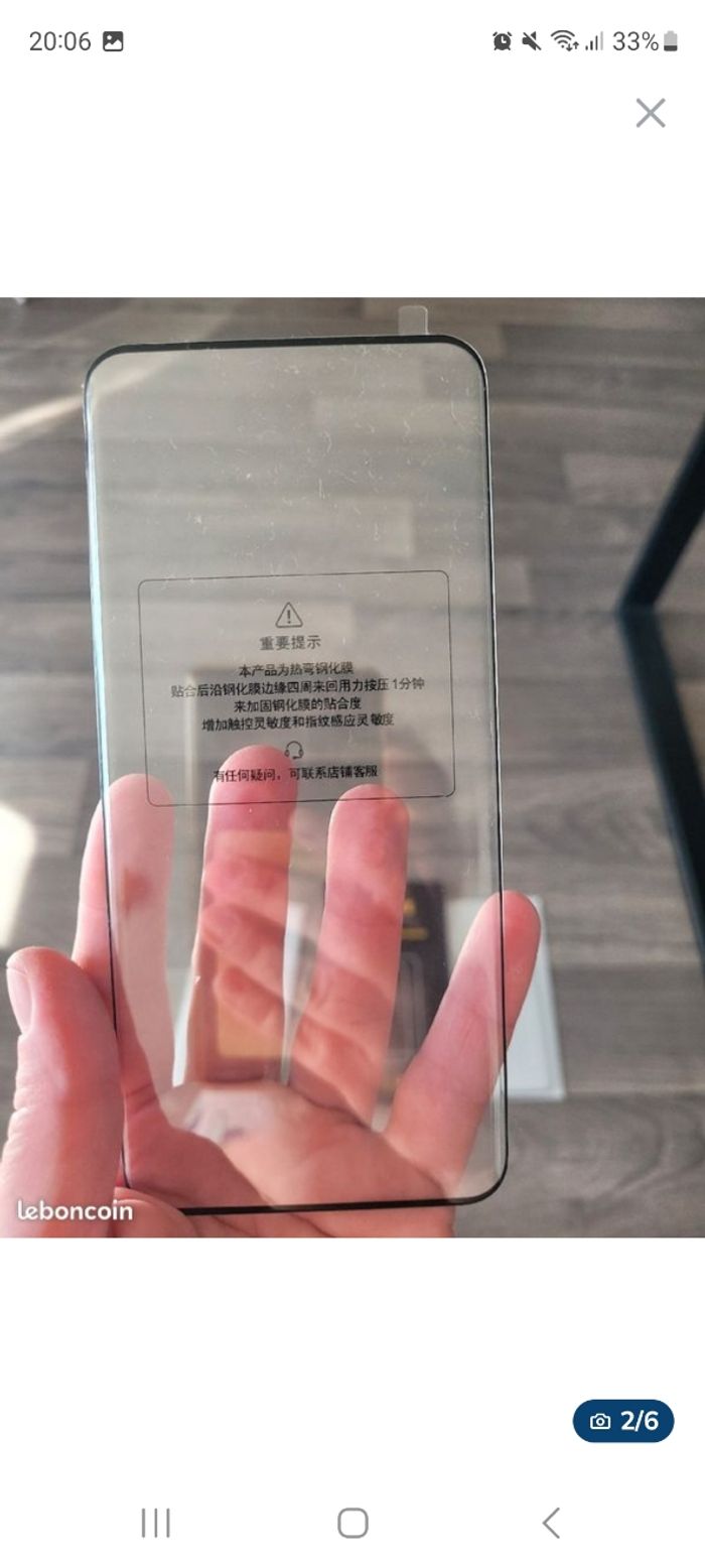 Lot de 2 verres trempées (Oppo Reno 6 Pro)🌿 - photo numéro 2