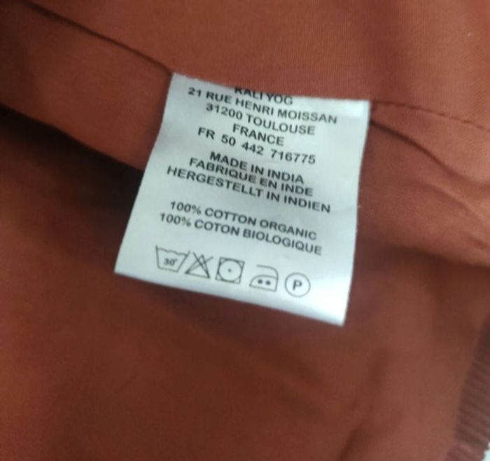 Ensemble Kali Yog rouille - photo numéro 4