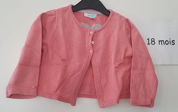Gilet coeur obaibi 18 mois