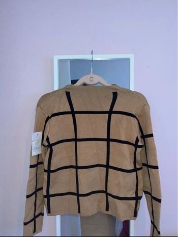 Pull Neuf marron et noir