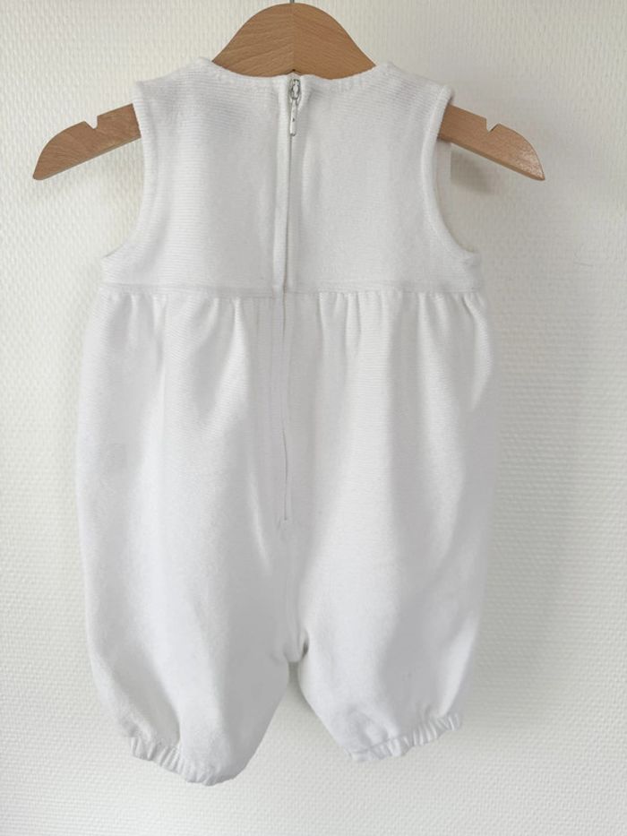Combinaison, combinaison été blanche Cyrillus Taille 6 mois - photo numéro 3