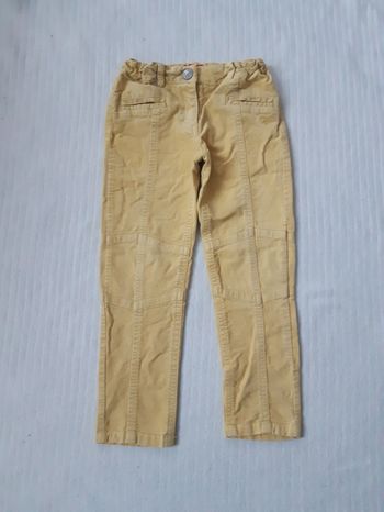 Pantalon velours jaune Sergent Major 4 ans
