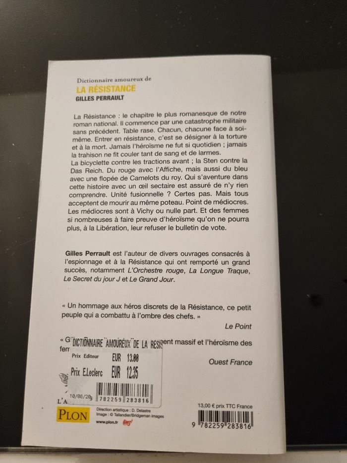 Dictionnaire amoureux de la résistance - photo numéro 2