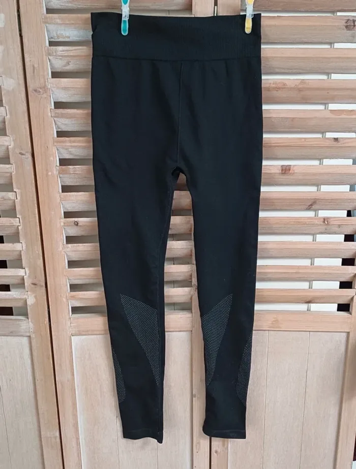 Pantalon de sport femme taille 36/38 noir - photo numéro 4