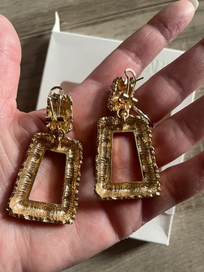 Boucles d’oreilles, tendance dorée, Zara - photo numéro 4