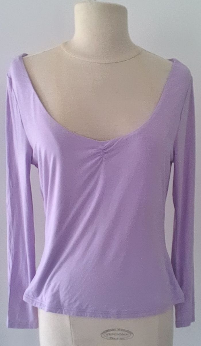 💜 Haut violet à manches longues – Shein – Taille XL – Femme