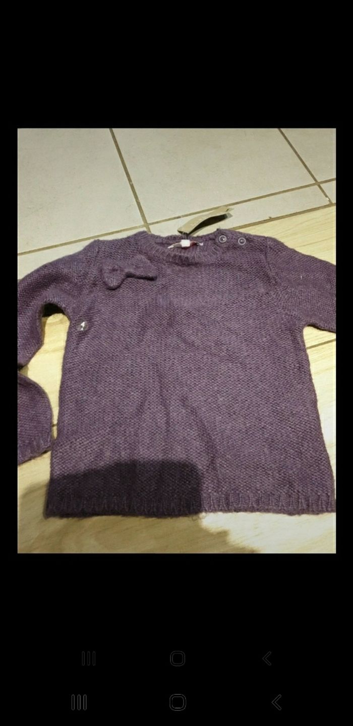 Pull fille neuf étiquette 4 ans - photo numéro 2