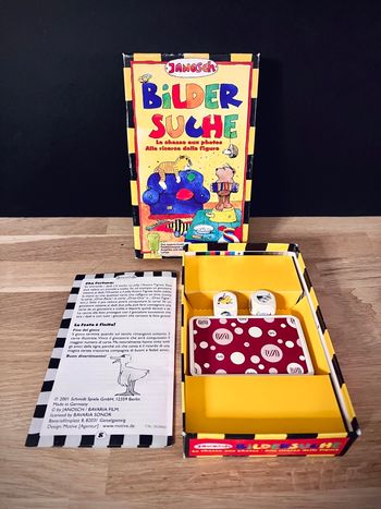 Jeu de société vintage Janosch Bilder Suche Schmidt Spiele complet avec boîte - Très bon état 2001