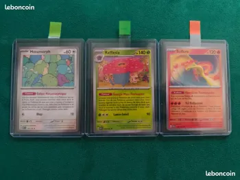🎴 Lot des 3 cartes Pokémon 151 rare NON HOLO 🎴