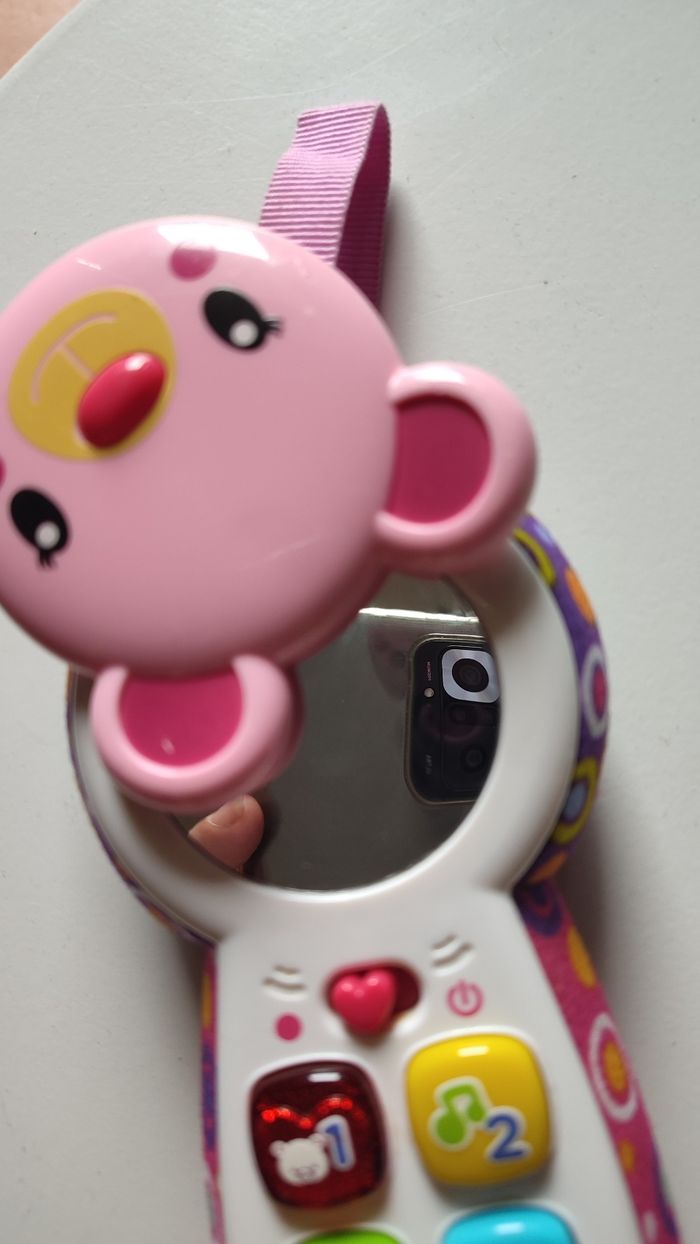 Téléphone bébé/ téléphone bébé allo surprise rose - photo numéro 4