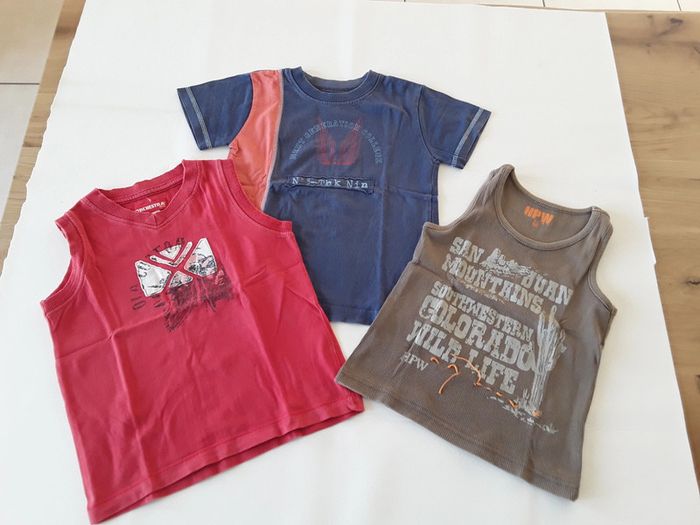 Lot tee-shirts 4 ans