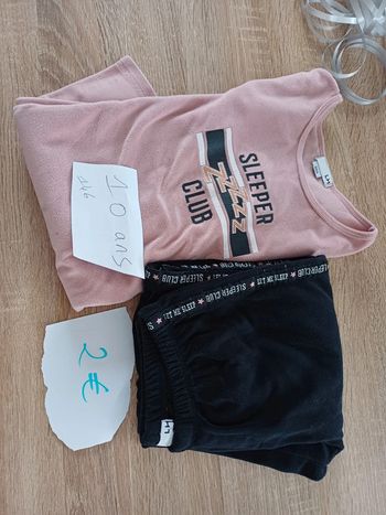 Ensemble pyjama chaud 10 ans