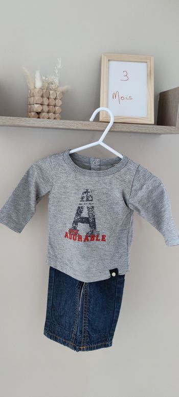 Ensemble garçon 3 mois