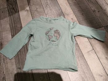 Tee-shirt manches longues garçon 24 mois