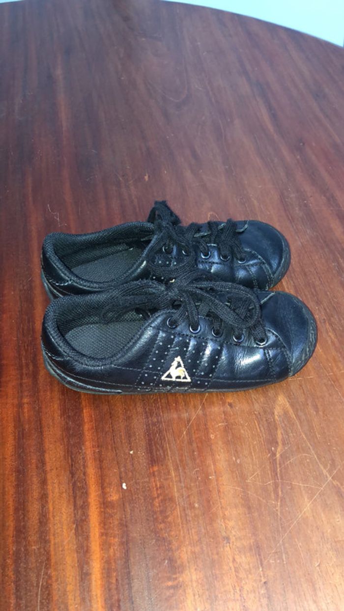 Baskets noires le coq sportif 26 garçon - photo numéro 2
