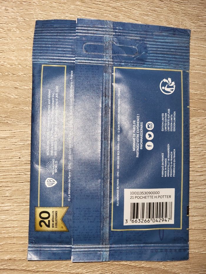 Médaille Harry Potter - photo numéro 2