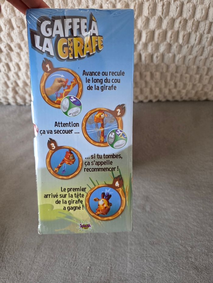 Jeux de societe  gaffe a la girafe neuf sous blister - photo numéro 3