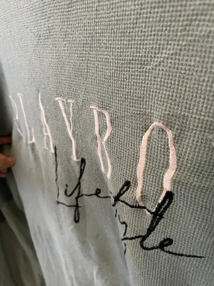 Playboy x Missguided crewneck sweater green women’s M - photo numéro 3