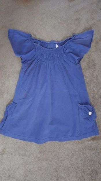 Robe bleue Kidkanai 2 ans