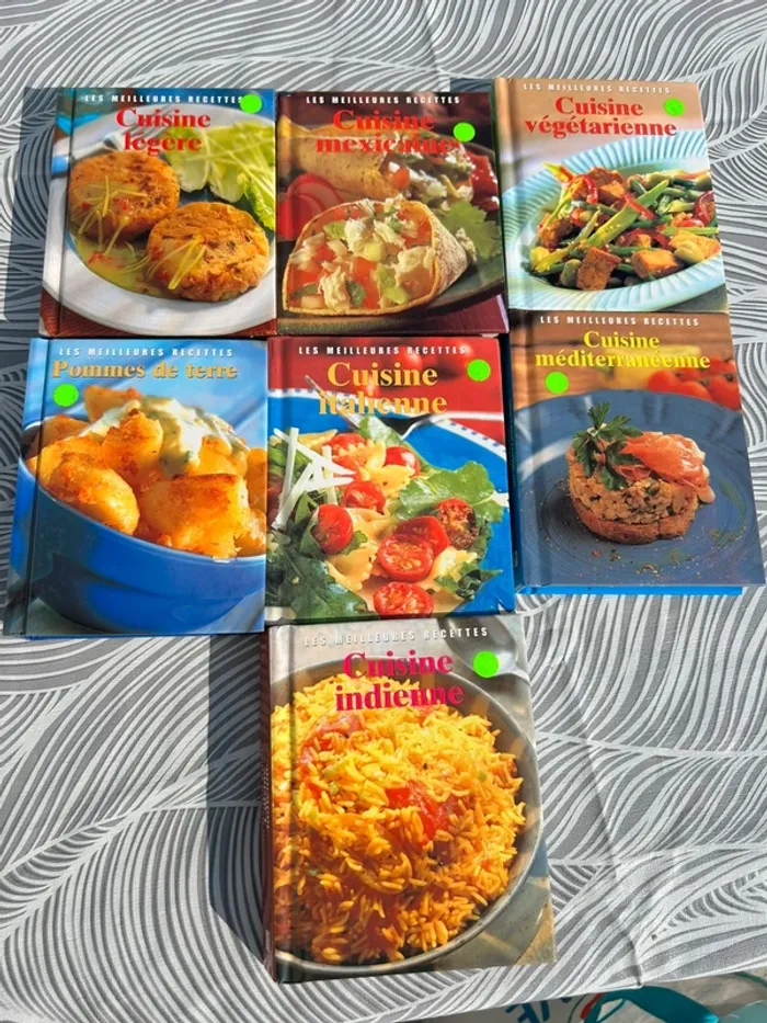 Lot livres de recettes