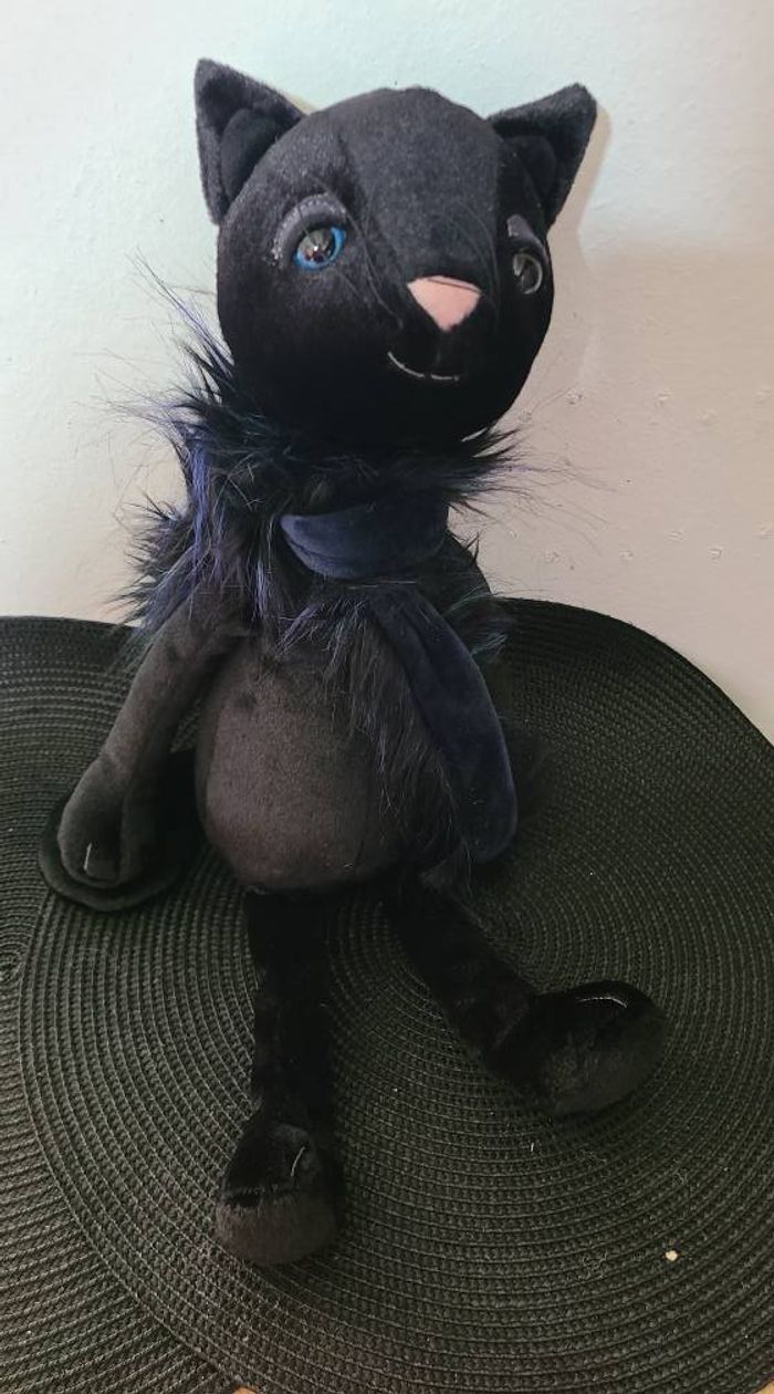 Jellycat Glamorama Chat noir Neuf - photo numéro 2